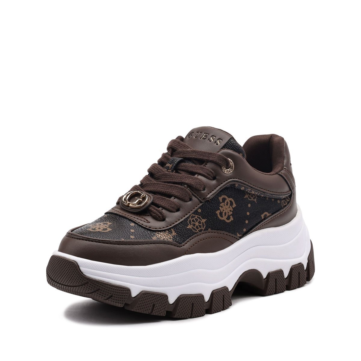 Дамски спортни обувки Guess Berrett2 FLFBRTPEL12-BROWN Guess Berrett2 Дамски спортни обувки FLFBRTPEL12-BROWN