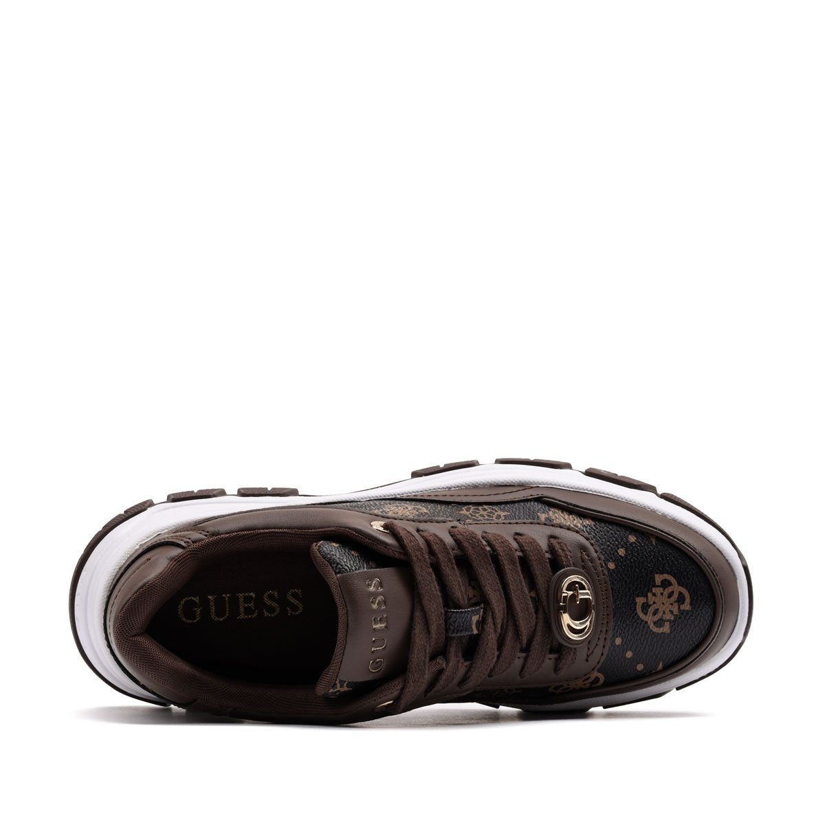 Дамски спортни обувки Guess Berrett2 FLFBRTPEL12-BROWN Guess Berrett2 Дамски спортни обувки FLFBRTPEL12-BROWN
