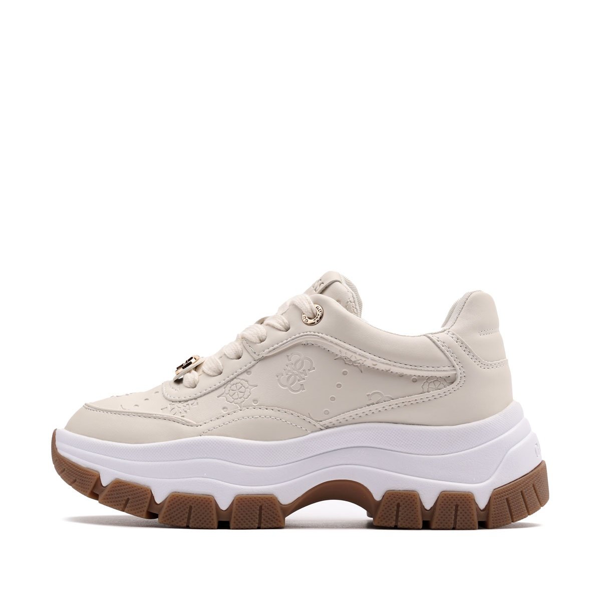 Дамски спортни обувки Guess Berrett2 FLFBRTPEL12-CREAM Guess Berrett2 Дамски спортни обувки FLFBRTPEL12-CREAM