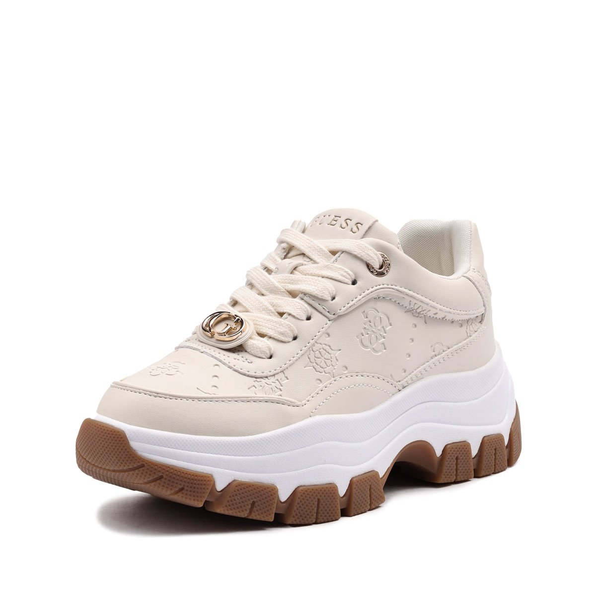 Дамски спортни обувки Guess Berrett2 FLFBRTPEL12-CREAM Guess Berrett2 Дамски спортни обувки FLFBRTPEL12-CREAM