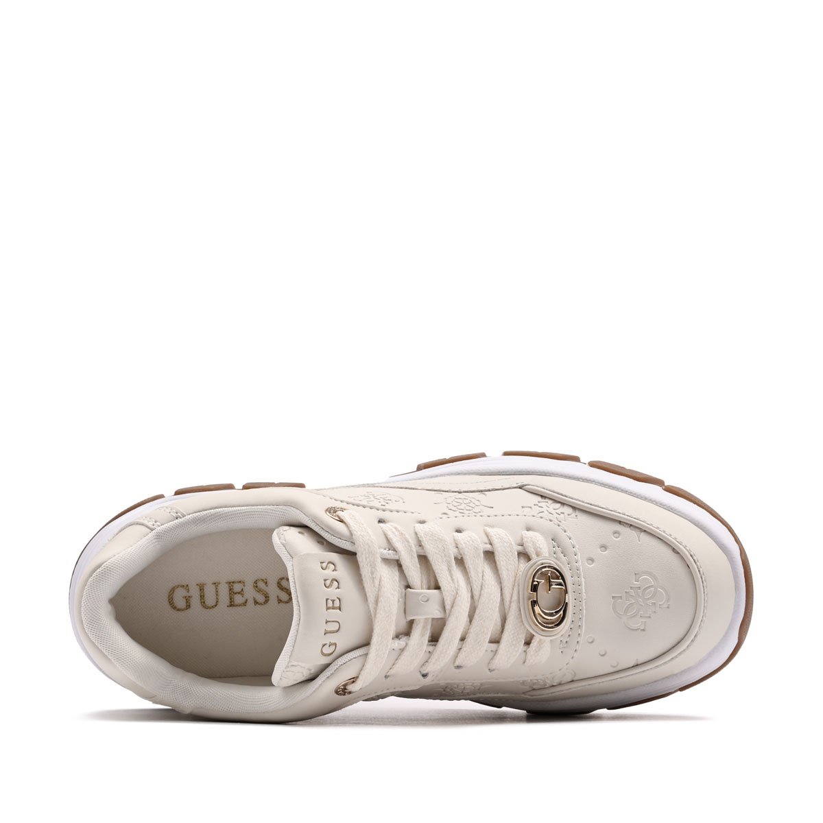 Дамски спортни обувки Guess Berrett2 FLFBRTPEL12-CREAM Guess Berrett2 Дамски спортни обувки FLFBRTPEL12-CREAM