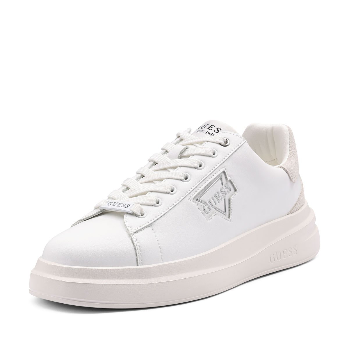 Мъжки спортни обувки Guess Elba FMFBANLEL12-WHITE Guess Elba Мъжки спортни обувки FMFBANLEL12-WHITE