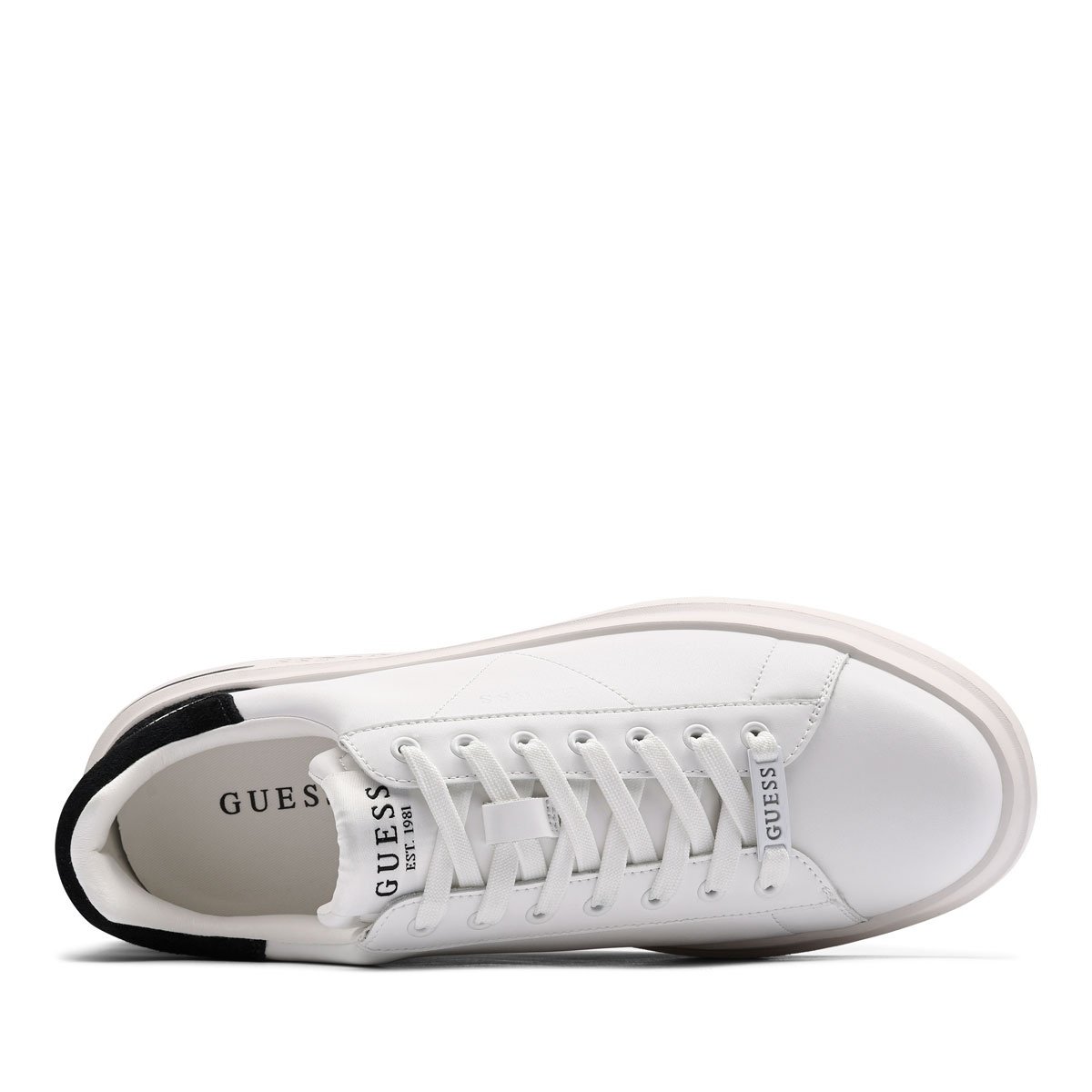 Мъжки спортни обувки Guess Elba FMFLBALEA12-WHIBK Guess Elba Мъжки спортни обувки FMFLBALEA12-WHIBK