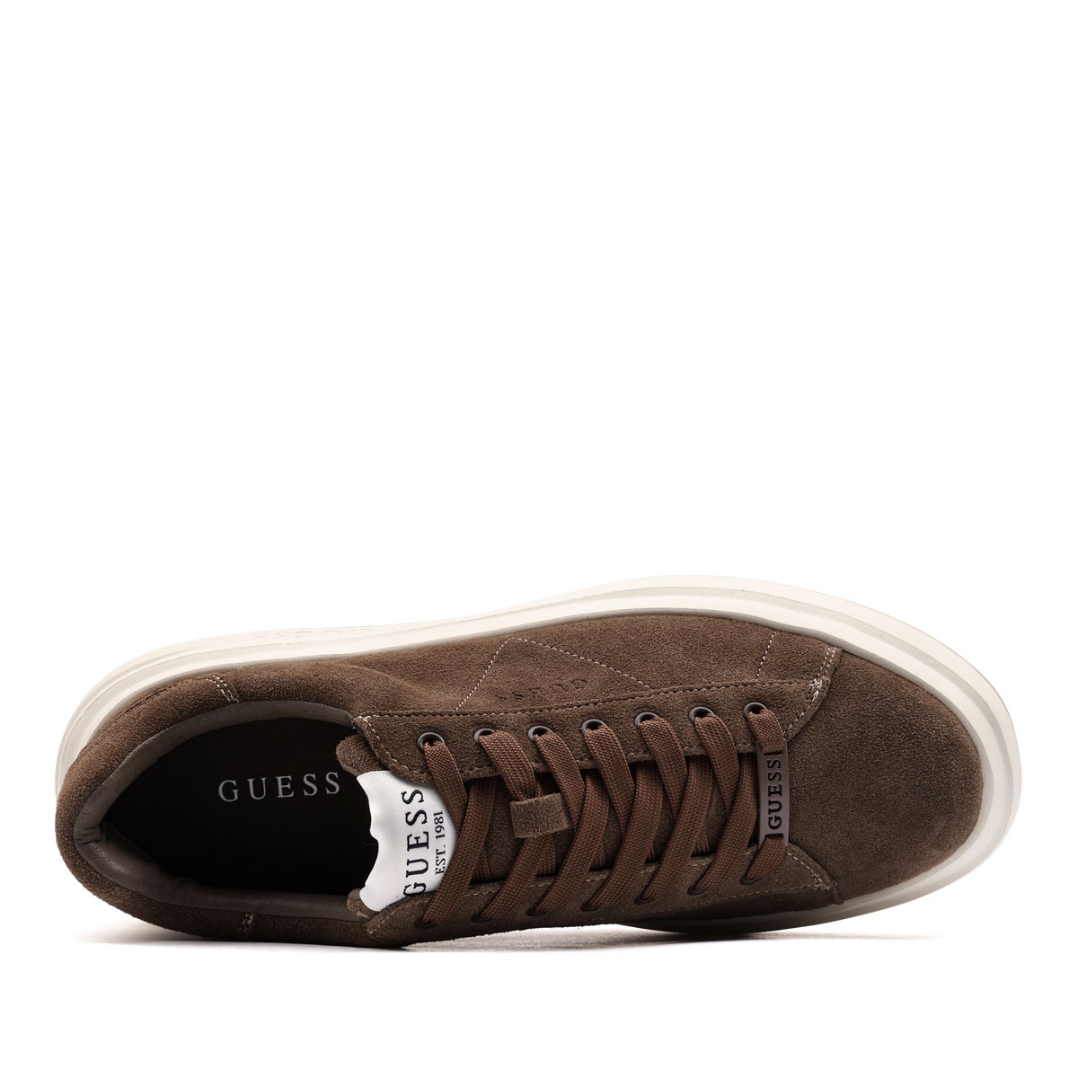 Guess Elba Мъжки спортни обувки FMFLBASUE12-BROWN