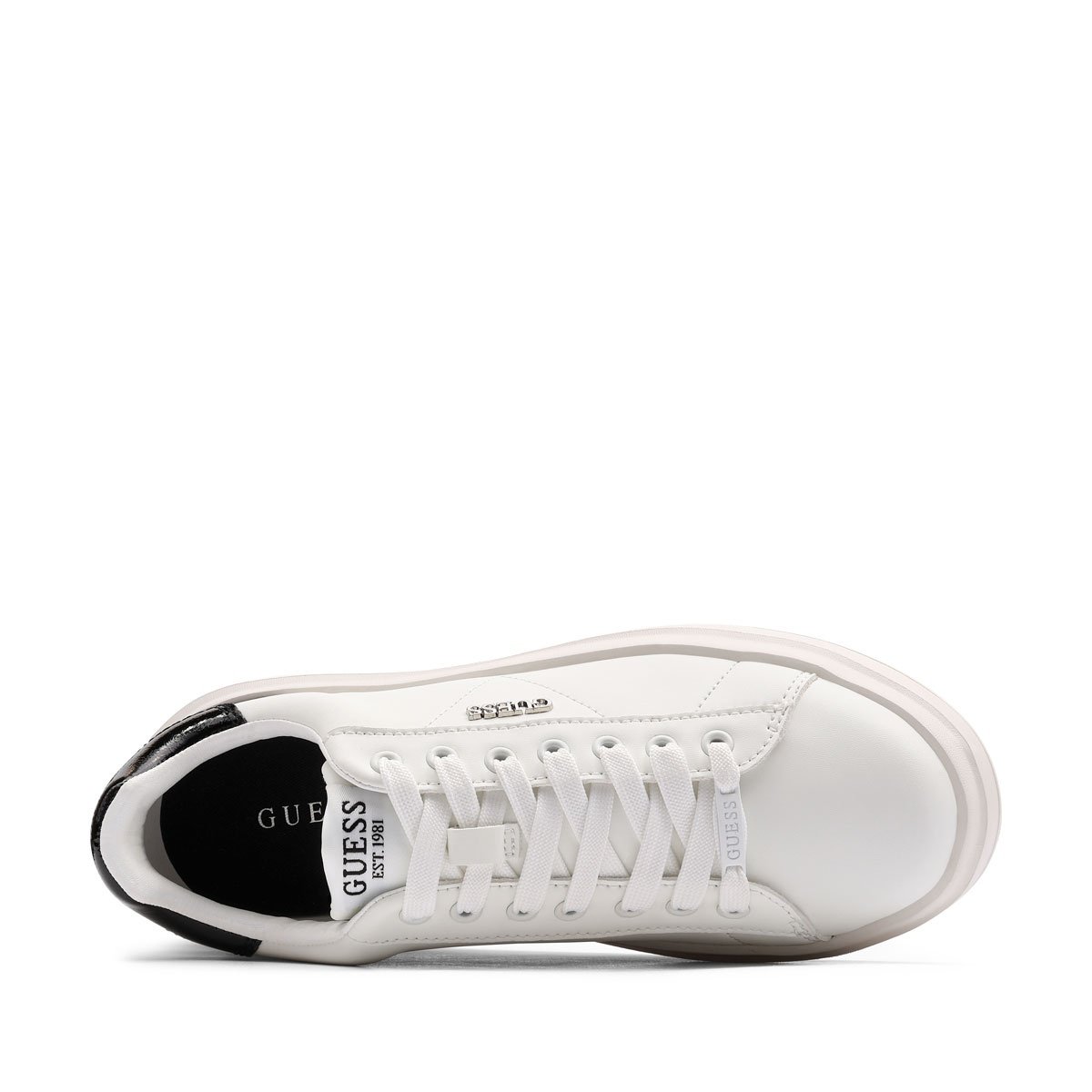 Дамски спортни обувки Guess Elbina10 FLFE10PEL12-WHIBL Guess Elbina10 Дамски спортни обувки FLFE10PEL12-WHIBL