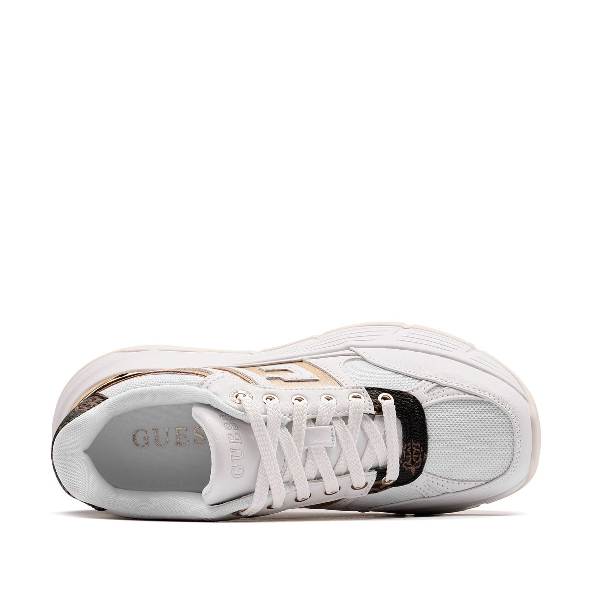 Guess Fonzi Дамски спортни обувки FLTFONFAB12-WHIBR