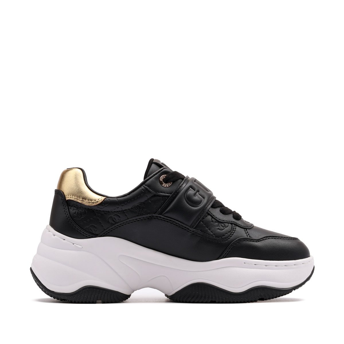 Дамски спортни обувки Guess Helinn FLFHNNELE12-BLKGO Guess Helinn Дамски спортни обувки FLFHNNELE12-BLKGO