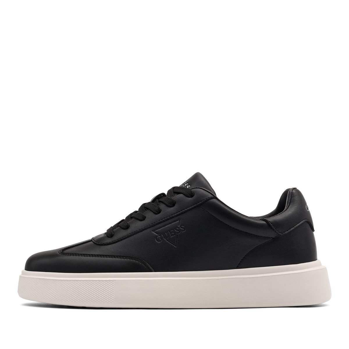 Мъжки спортни обувки Guess Plaza FMFPLALEA12-BLACK Guess Plaza Мъжки спортни обувки FMFPLALEA12-BLACK