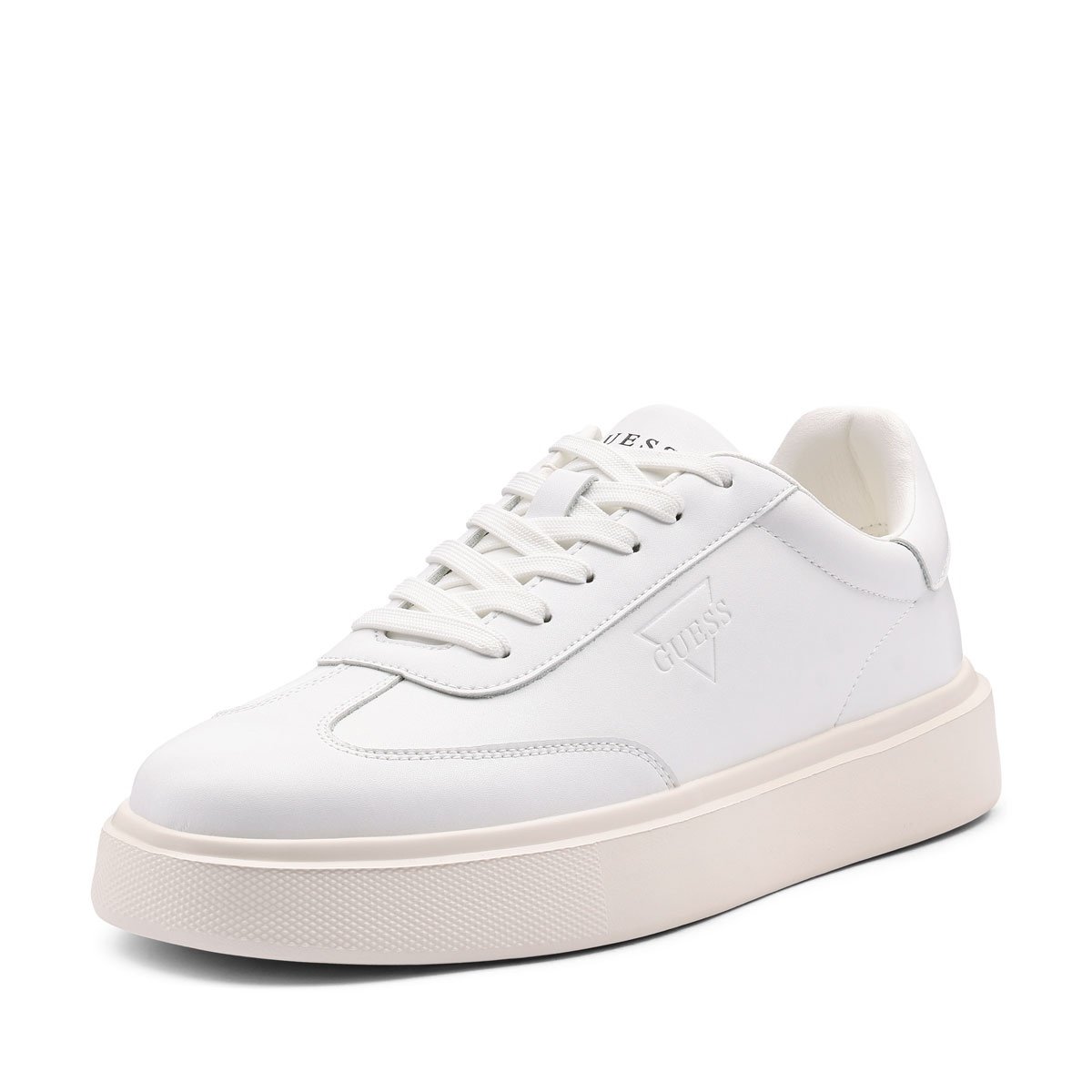 Мъжки спортни обувки Guess Plaza FMFPLALEA12-WHITE Guess Plaza Мъжки спортни обувки FMFPLALEA12-WHITE