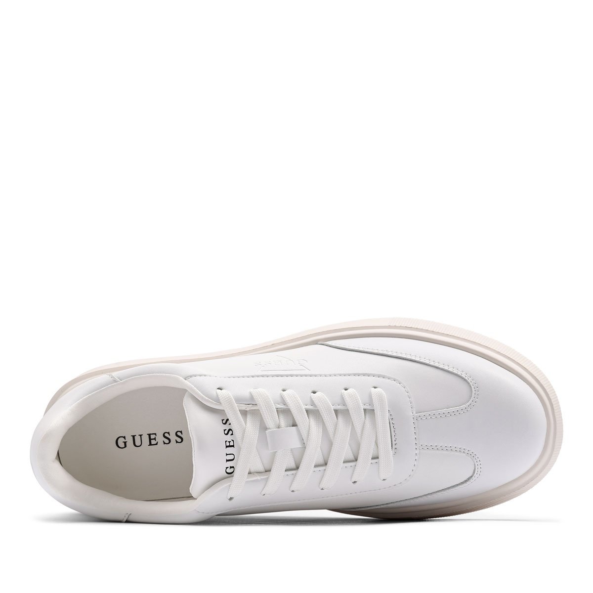 Мъжки спортни обувки Guess Plaza FMFPLALEA12-WHITE Guess Plaza Мъжки спортни обувки FMFPLALEA12-WHITE