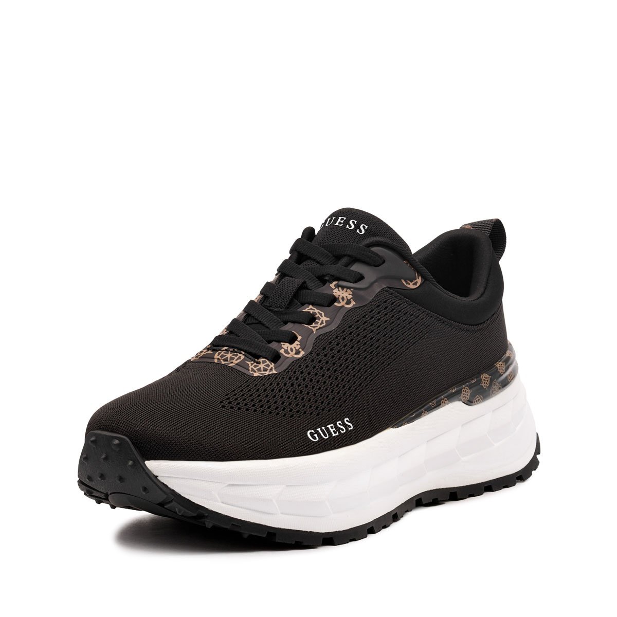 Дамски спортни обувки Guess Runit2 FLTRT2FAB12-BLACK Guess Runit2 Дамски спортни обувки FLTRT2FAB12-BLACK
