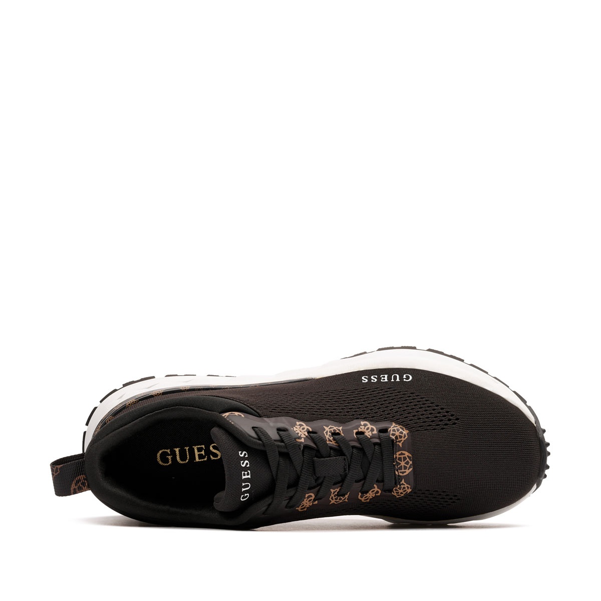 Дамски спортни обувки Guess Runit2 FLTRT2FAB12-BLACK Guess Runit2 Дамски спортни обувки FLTRT2FAB12-BLACK