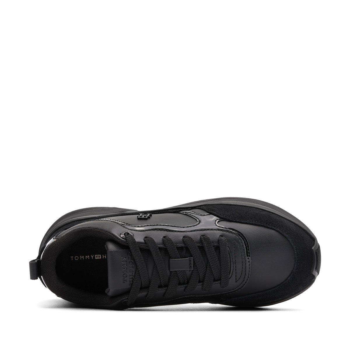 Дамски спортни обувки Tommy Hilfiger Chunky Runner Patent FW0FW08840BDS Tommy Hilfiger Chunky Runner Patent Дамски спортни обувки FW0FW08840BDS