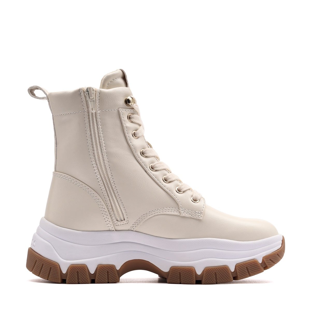 Дамски зимни обувки Guess Lady-Leather Like Benzon FLFBNZELE12-CREAM Guess Lady-Leather Like Benzon Дамски зимни обувки FLFBNZELE12-CREAM