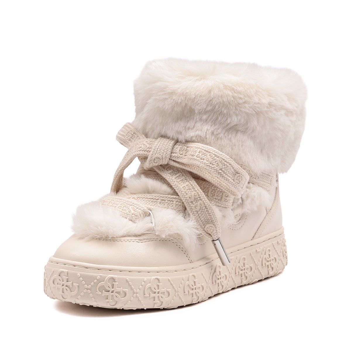 Дамски зимни обувки Guess Unessa FLFUEKFUR10-IVORY Guess Unessa Дамски зимни обувки FLFUEKFUR10-IVORY
