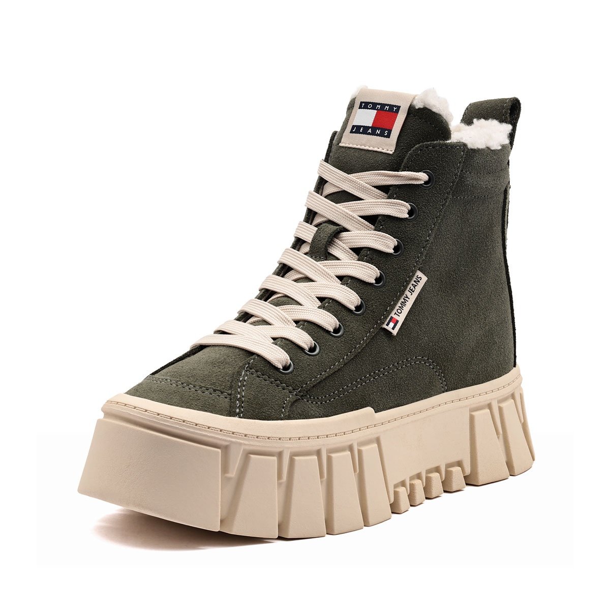Дамски зимни обувки Tommy Hilfiger TJW Vulc Flatform Suede WL EN0EN02894MRH Tommy Hilfiger TJW Vulc Flatform Suede WL Дамски зимни обувки EN0EN02894MRH