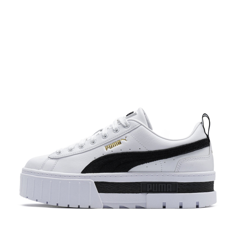 Puma Mayze Leather 381983-01 Дамски кецове - ShopSector.com