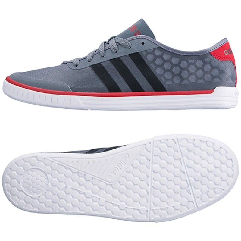 grey adidas neo racer original