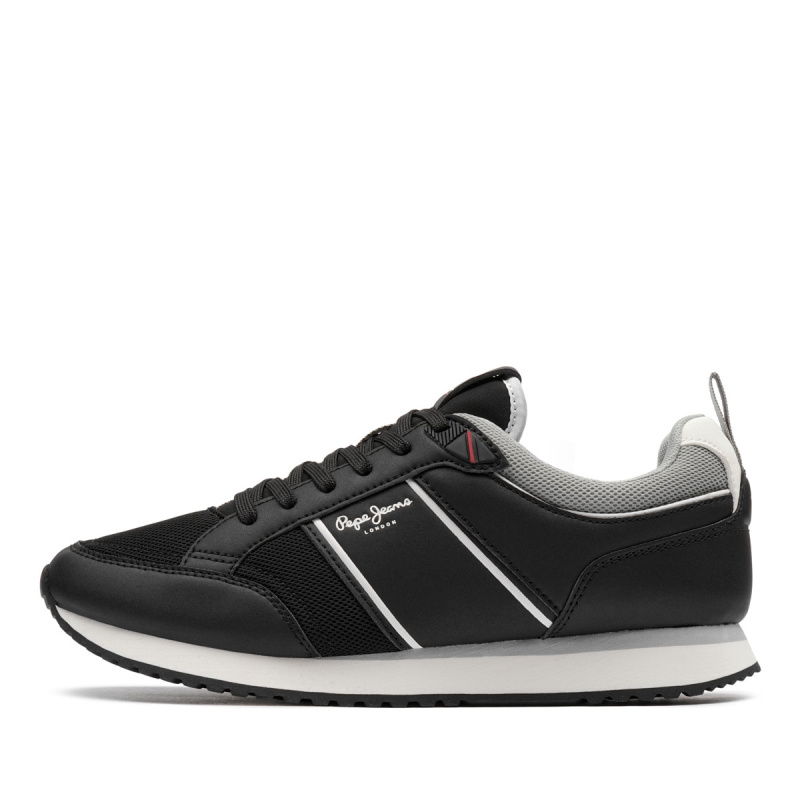 Pepe Jeans Sneakers 'Dublin Young' in Black | ABOUT YOU