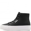 Calvin Klein Vulc Flatf High Top Leather CK Дамски кецове YW0YW01978BEH