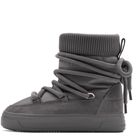 Дамски апрески Tommy Hilfiger Tommytech Logotape Snowboot Warm FW0FW08998PQ8 Tommy Hilfiger Tommytech Logotape Snowboot Warm Дамски апрески FW0FW08998PQ8