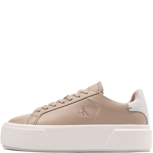 Calvin Klein Flatform LaceUp Leather Дамски кецове YW0YW01928ABH