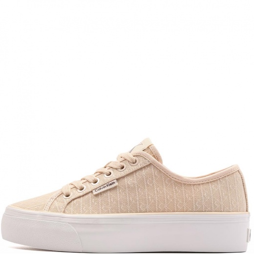 Calvin Klein Vulc Flatf LaceUp Jaq AOP Дамски кецове HW0HW032650LX
