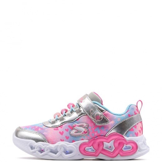 Skechers S Lights-Infinite Heart Lights-Heart Jewels Детски маратонки 303261L-SMLT
