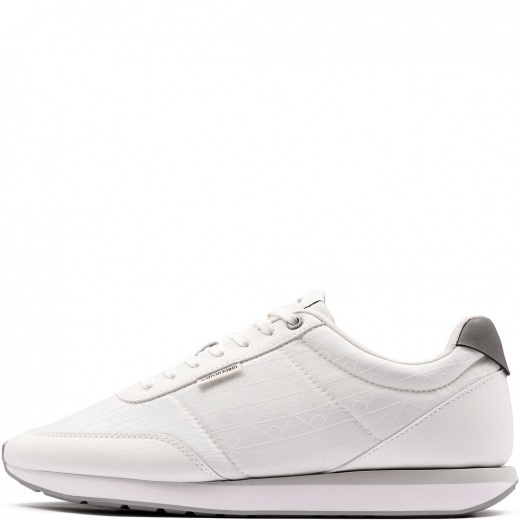 Calvin Klein Retro Runner Leather AOP NY Мъжки спортни обувки HM0HM0221302U