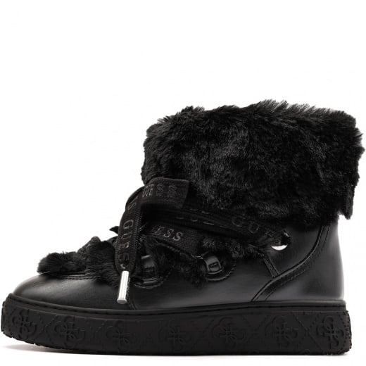 Дамски зимни обувки Guess Unessa FLFUEKFUR10-BLACK Guess Unessa Дамски зимни обувки FLFUEKFUR10-BLACK