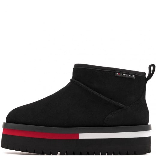 Дамски зимни обувки Tommy Hilfiger TJW Flatform Snow Boot Suede EN0EN02841BDS Tommy Hilfiger TJW Flatform Snow Boot Suede Дамски зимни обувки EN0EN02841BDS