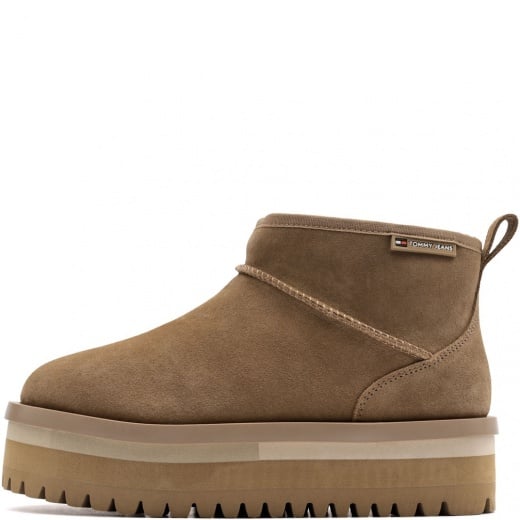 Дамски зимни обувки Tommy Hilfiger TJW Flatform Snow Boot Suede EN0EN02841RBH Tommy Hilfiger TJW Flatform Snow Boot Suede Дамски зимни обувки EN0EN02841RBH
