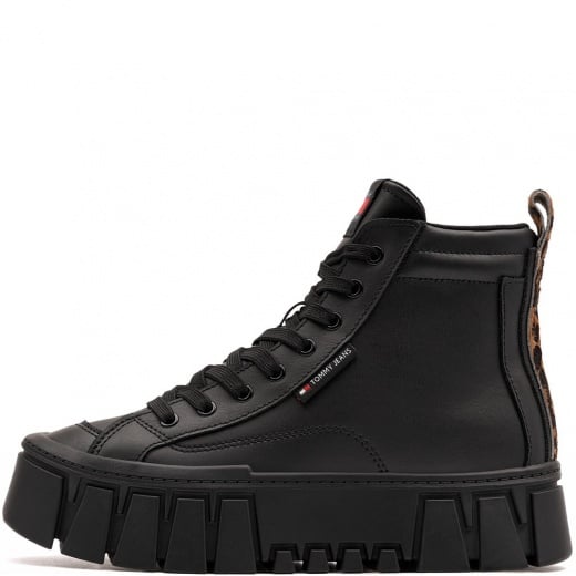Дамски зимни обувки Tommy Hilfiger TJW Vulc Flatform Leopard EN0EN02858BDS Tommy Hilfiger TJW Vulc Flatform Leopard Дамски зимни обувки EN0EN02858BDS