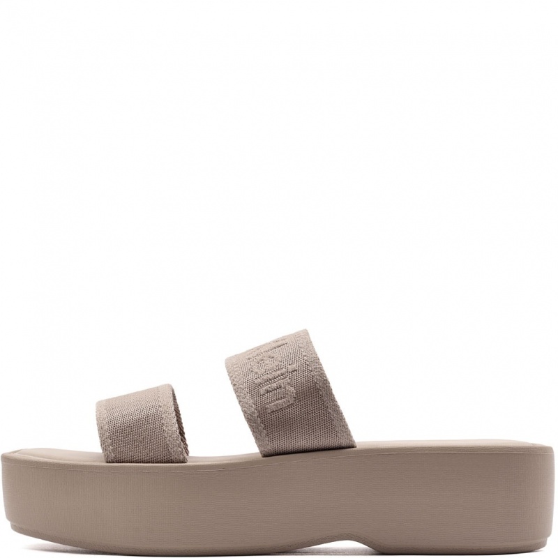 Calvin Klein Flatform Sandal Webbing Дамски чехли HW0HW02878PDT