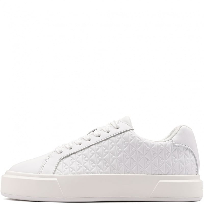 Calvin Klein Basket Lace Up Leather AOP Дамски кецове YW0YW02006YAF