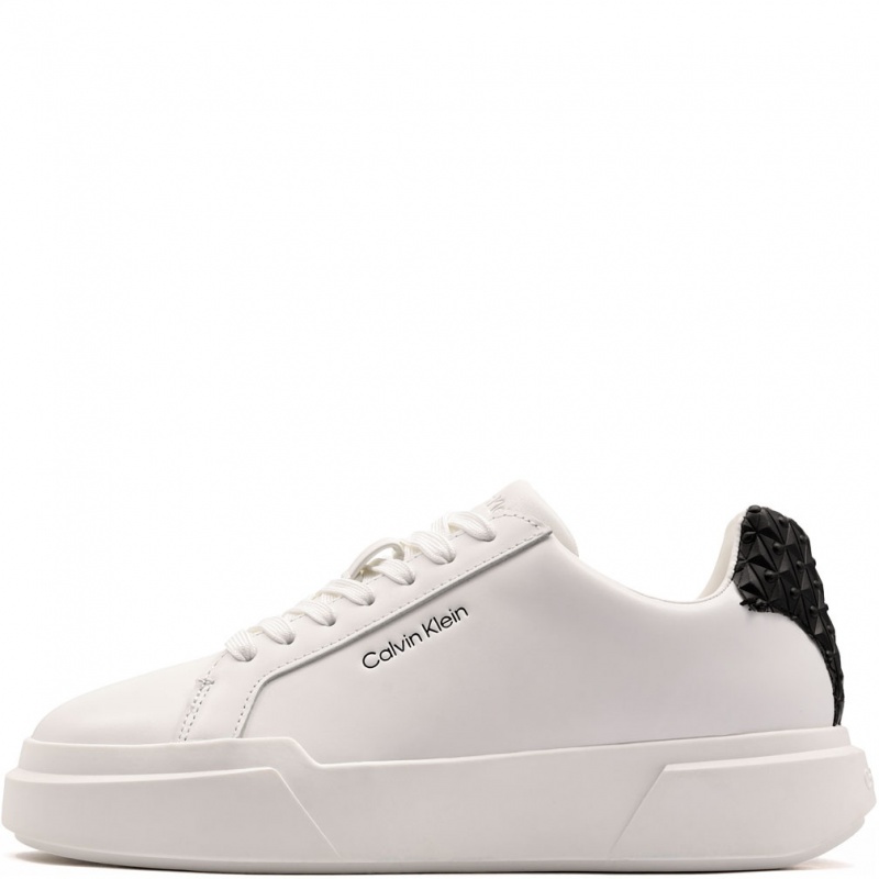 Calvin Klein Chunky Cups LaceUp Leather AOP BT Дамски кецове HW0HW0322201W