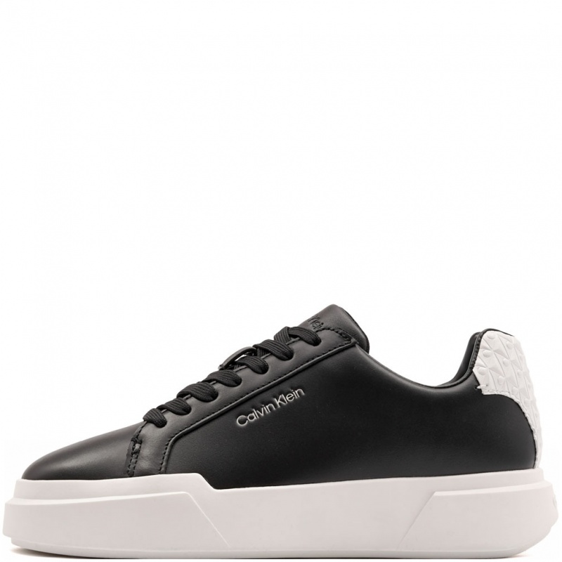 Calvin Klein Chunky Cups LaceUp Leather AOP BT Дамски кецове HW0HW032220GM