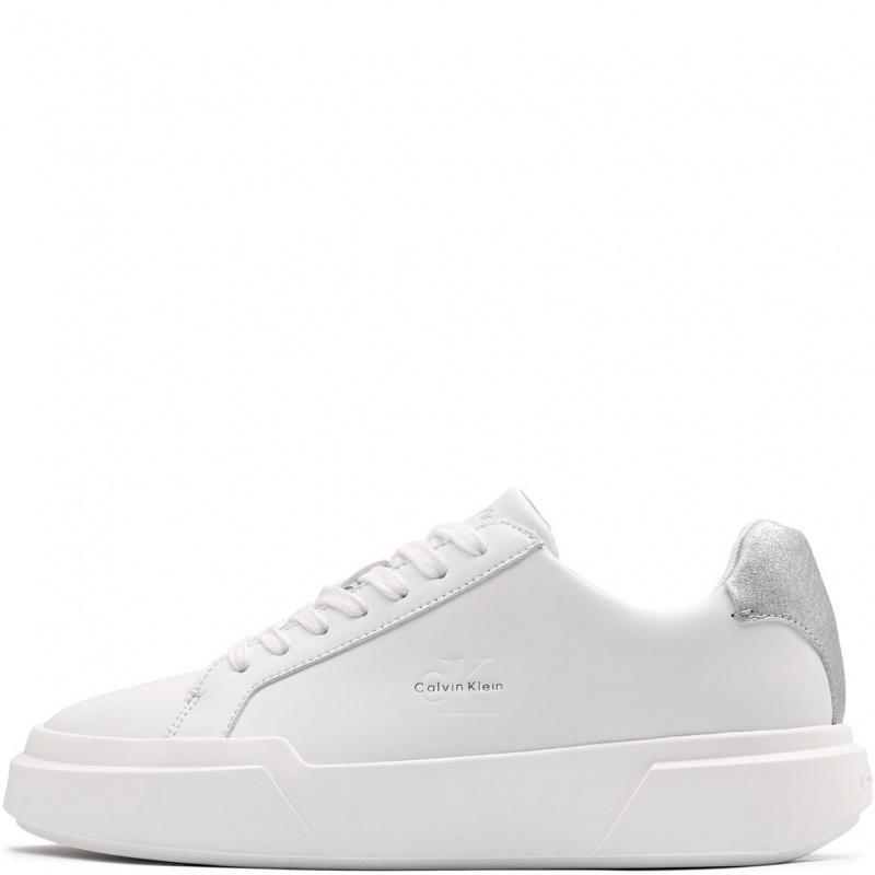 Calvin Klein Chunky Cupsole Met Leather Дамски кецове HW0HW0298805Y