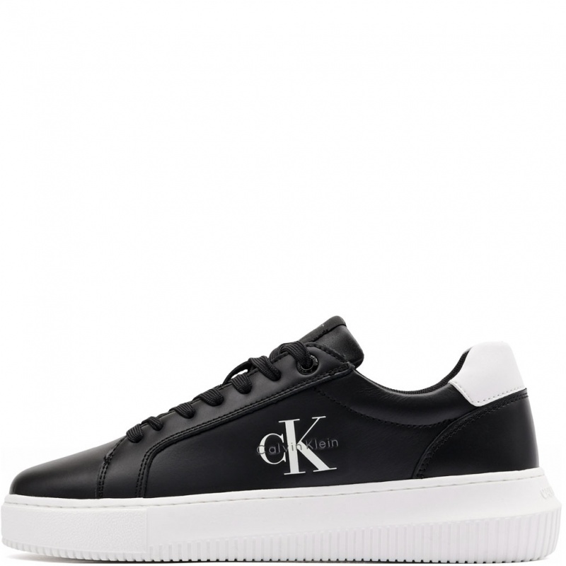 Calvin Klein Chunky Cupsole Mono Leather WN Дамски кецове YW0YW018720GM