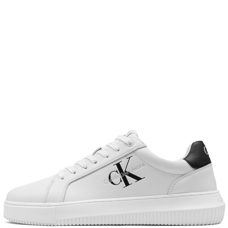 Calvin Klein Chunky Cupsole Mono Leather Мъжки кецове YM0YM00681YBR