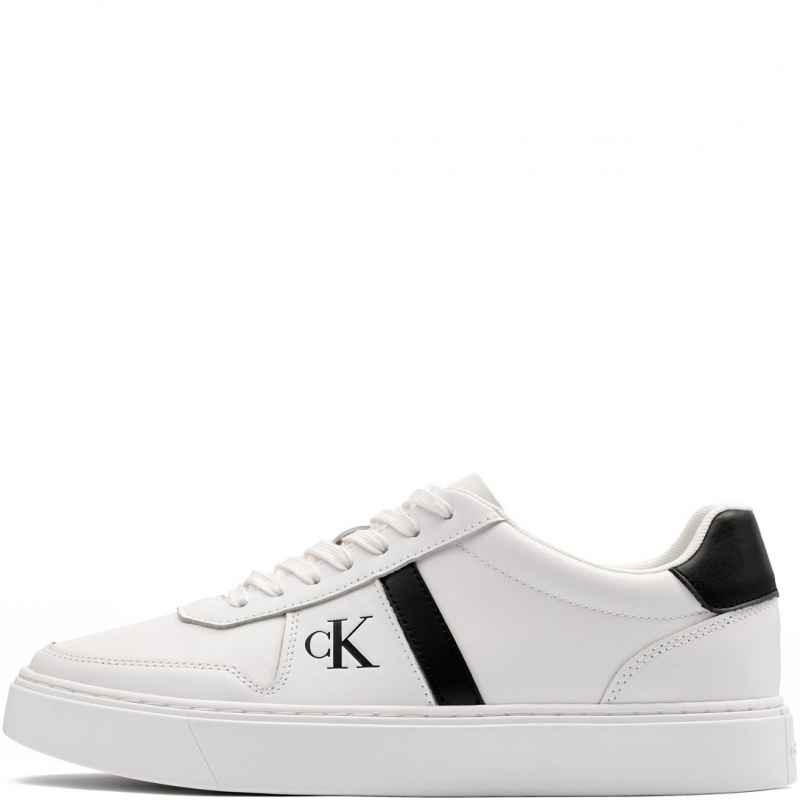 Calvin Klein Classic Cups Lace Leather Emb Tongue Мъжки кецове HM0HM0223701W