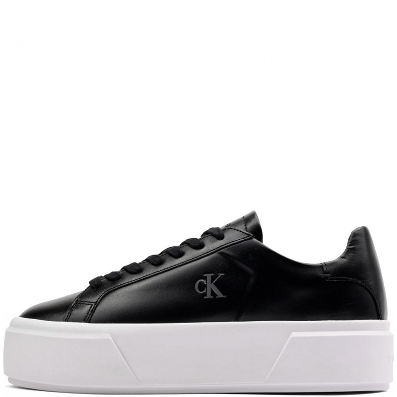 Calvin Klein Flatform LaceUp Leather Дамски кецове YW0YW01928BEH