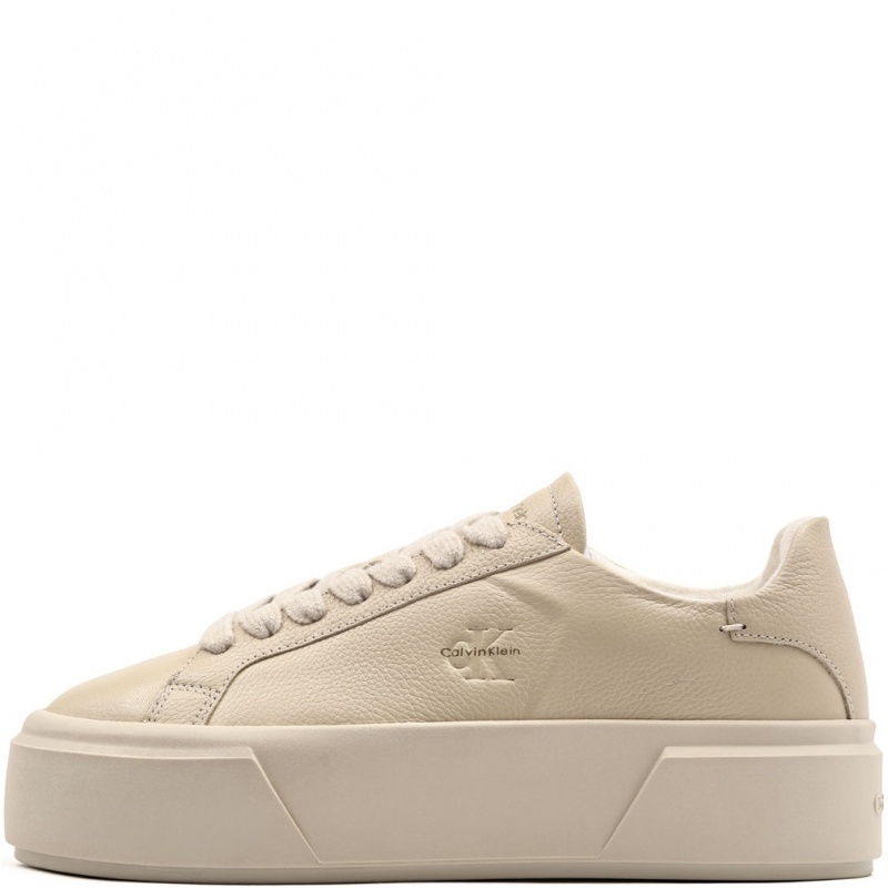 Calvin Klein Flatform LaceUp Leather WL Дамски кецове HW0HW03229ACG