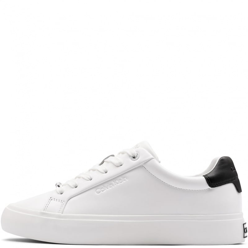 Calvin Klein Lace-Up Sneaker Leather CK Дамски кецове HW0HW0267301W