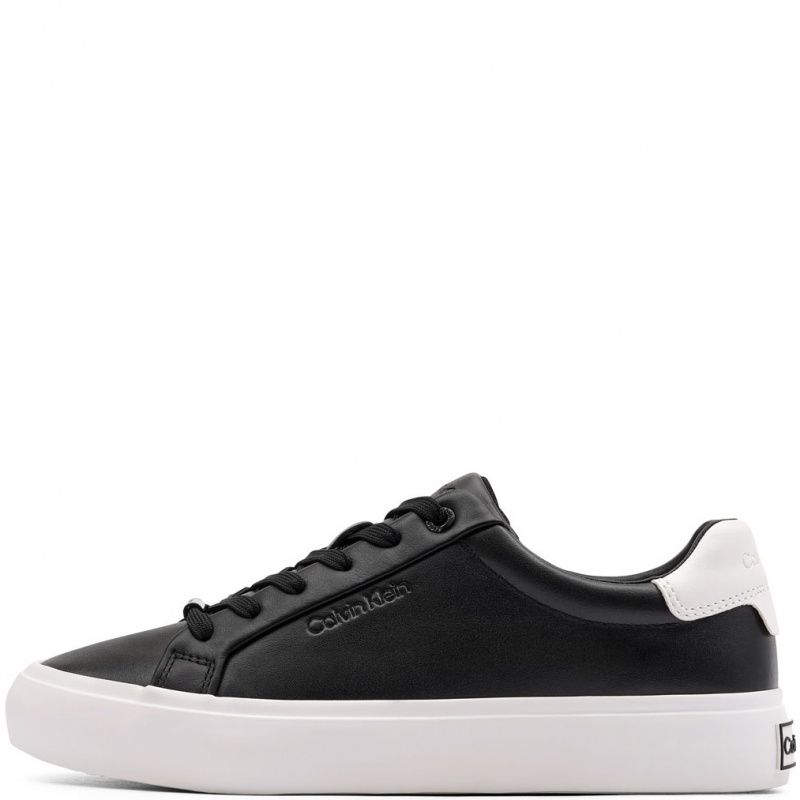 Calvin Klein Lace-Up Sneaker Leather CK Дамски кецове HW0HW026730GM