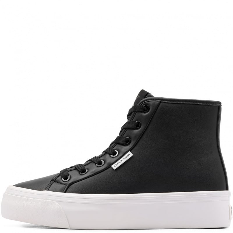 Calvin Klein Vulc Flatf High Top Leather CK Дамски кецове YW0YW01978BEH