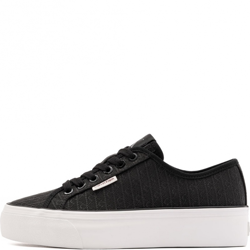 Calvin Klein Vulc Flatf LaceUp Jaq AOP Дамски кецове HW0HW03265BEH