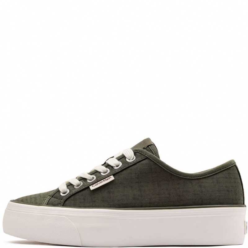 Calvin Klein Vulc Flatf LaceUp Ripstop Дамски кецове HW0HW0297002Q