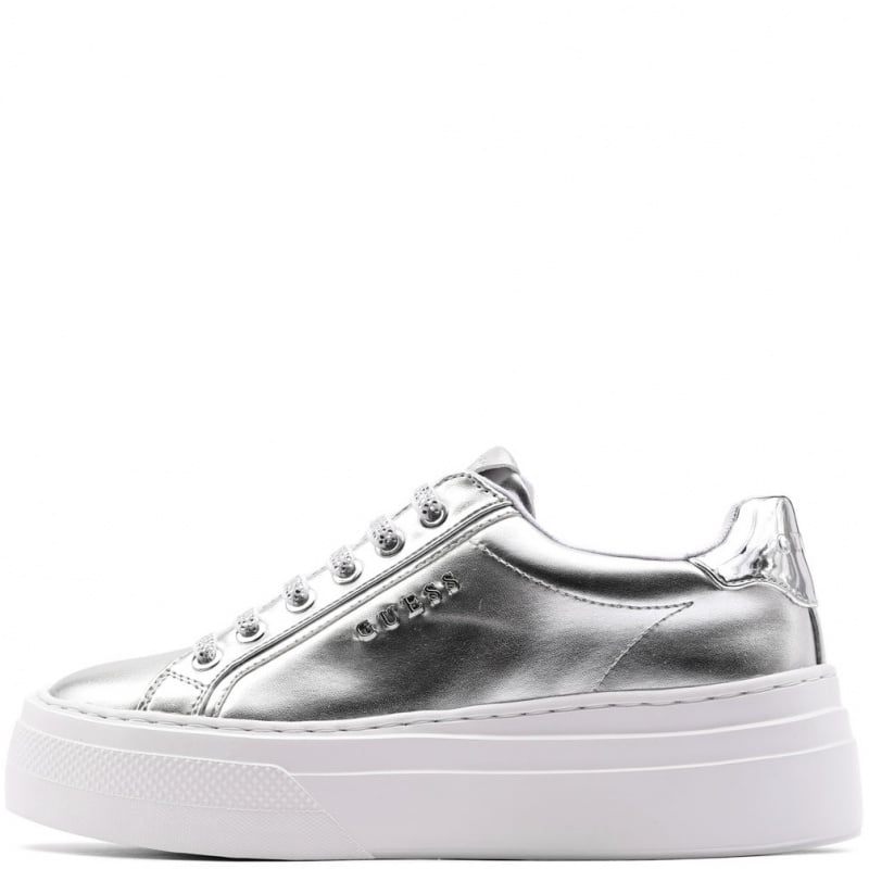 Дамски кецове Guess Ameria FLJMRILEL12-SILVE Guess Ameria Дамски кецове FLJMRILEL12-SILVE