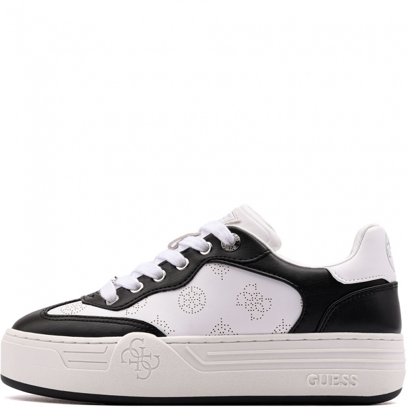 Guess Swole3 Дамски кецове FLPSW3FAL12-WHIBL